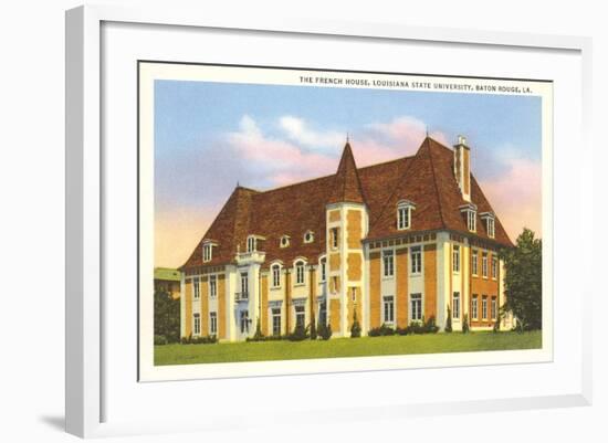 French House, LSU, Baton Rouge-null-Framed Art Print