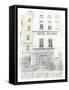 French Illustration II-Amy Melious-Framed Stretched Canvas