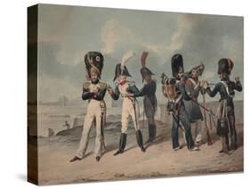 French Imperial Guard and National Guard During the Hundred Days, 1816-Denis Dighton-Stretched Canvas