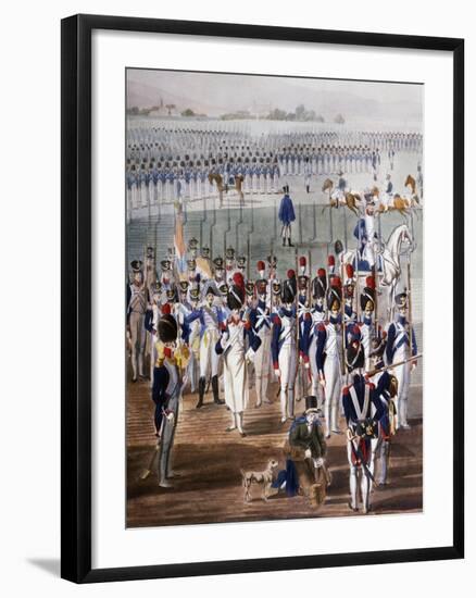 French Imperial Infantry-Wilhelm Alexander Kobell-Framed Giclee Print