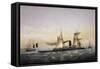 French Imperial Navy's Ironclad Ss Rochambeau-null-Framed Stretched Canvas