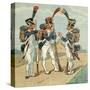 French Infantry-Louis Charles Bombled-Stretched Canvas