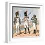 French Infantry-Louis Charles Bombled-Framed Art Print