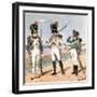 French Infantry-Louis Charles Bombled-Framed Art Print