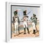 French Infantry-Louis Charles Bombled-Framed Art Print