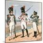 French Infantry-Louis Charles Bombled-Mounted Art Print