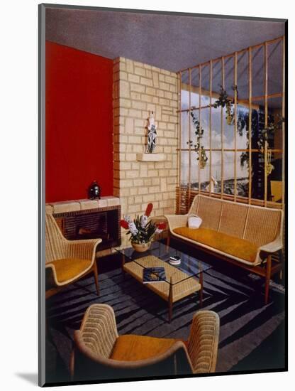 French Interior, 1970s-null-Mounted Giclee Print