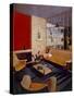 French Interior, 1970s-null-Stretched Canvas