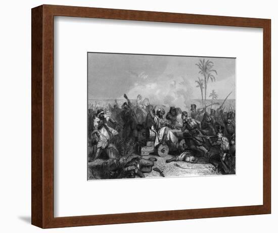French Invade Algeria-null-Framed Art Print