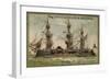 French Ironclad Colbert-null-Framed Giclee Print