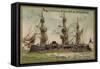French Ironclad Colbert-null-Framed Stretched Canvas