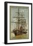 French Ironclad Frigate Magnanime-null-Framed Giclee Print