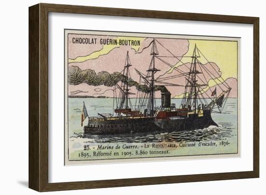 French Ironclad Redoutable, 1876-null-Framed Giclee Print