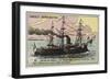 French Ironclad Redoutable, 1876-null-Framed Giclee Print