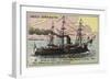 French Ironclad Redoutable, 1876-null-Framed Giclee Print