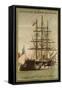 French Ironclad Trident-null-Framed Stretched Canvas
