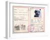 French Jewish Identity Card-null-Framed Giclee Print