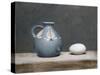 French Jug and Duck Egg, 2009-James Gillick-Stretched Canvas