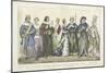 French Kings and Queens of the 14th and 15th Century-null-Mounted Giclee Print