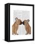 French Kiss Close Up-Fab Funky-Framed Stretched Canvas