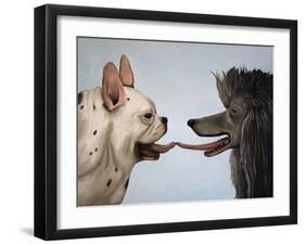 French Kiss-Leah Saulnier-Framed Giclee Print