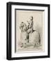 French Knight on Horse-null-Framed Giclee Print
