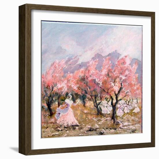 French ladies at the Verdana-Mary Smith-Framed Giclee Print