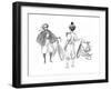 French Lady Cyclists of the 1890s-null-Framed Giclee Print