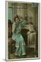 French Lady on Line-null-Mounted Photographic Print