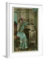 French Lady on Line-null-Framed Photographic Print