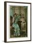 French Lady on Line-null-Framed Photographic Print