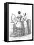 French Lady's Maid-H Bruyeres-Framed Stretched Canvas