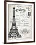 French Landmark I-Gwendolyn Babbitt-Framed Art Print