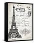 French Landmark I-Gwendolyn Babbitt-Framed Stretched Canvas