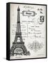 French Landmark I-Gwendolyn Babbitt-Framed Stretched Canvas