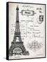 French Landmark I-Gwendolyn Babbitt-Framed Stretched Canvas