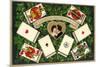 French Language of Playing Cards-null-Mounted Art Print