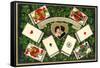 French Language of Playing Cards-null-Framed Stretched Canvas