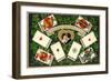 French Language of Playing Cards-null-Framed Art Print