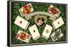 French Language of Playing Cards-null-Framed Stretched Canvas