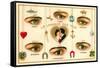 French Language of the Eyes-null-Framed Stretched Canvas