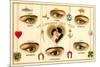 French Language of the Eyes-null-Mounted Art Print