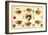 French Language of the Eyes-null-Framed Art Print