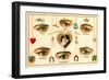 French Language of the Eyes-null-Framed Art Print