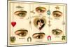 French Language of the Eyes-null-Mounted Art Print