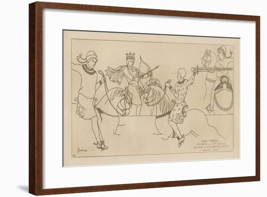 French Leaders, Second Half of the 11th Century-Raphael Jacquemin-Framed Giclee Print