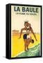 French Leap-Frog on the Beach-null-Framed Stretched Canvas