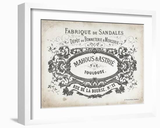 French Letterhead II-Gwendolyn Babbitt-Framed Art Print