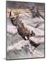 French Lifeboat at Work-null-Mounted Art Print