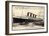 French Line, Cgt, Dampfschiff France, Paquebot-null-Framed Giclee Print